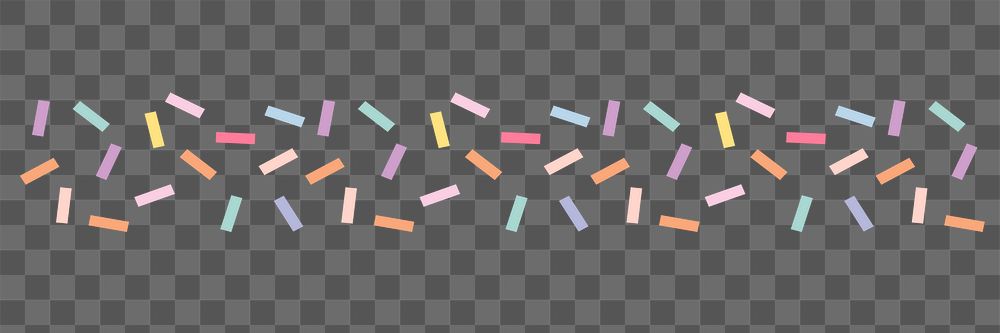 Sprinkles brush png pastel pattern