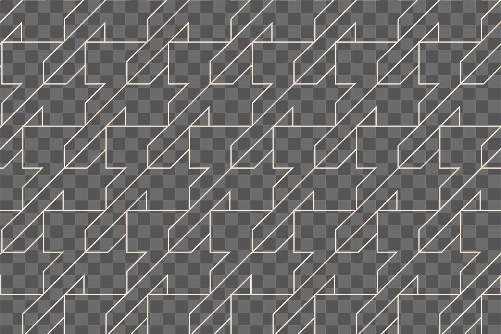 Houndstooth png pattern, transparent background,  abstract design