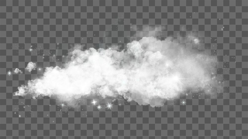 Cloud png sticker, weather transparent background