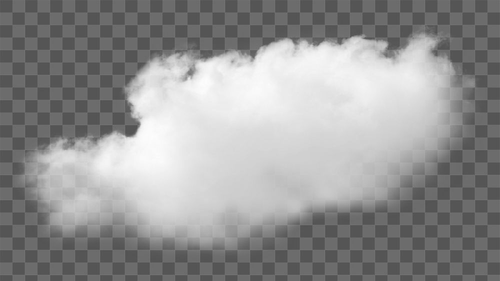 Cloud png sticker, sky design transparent background