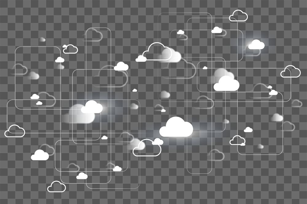 Cloud technology png transparent background