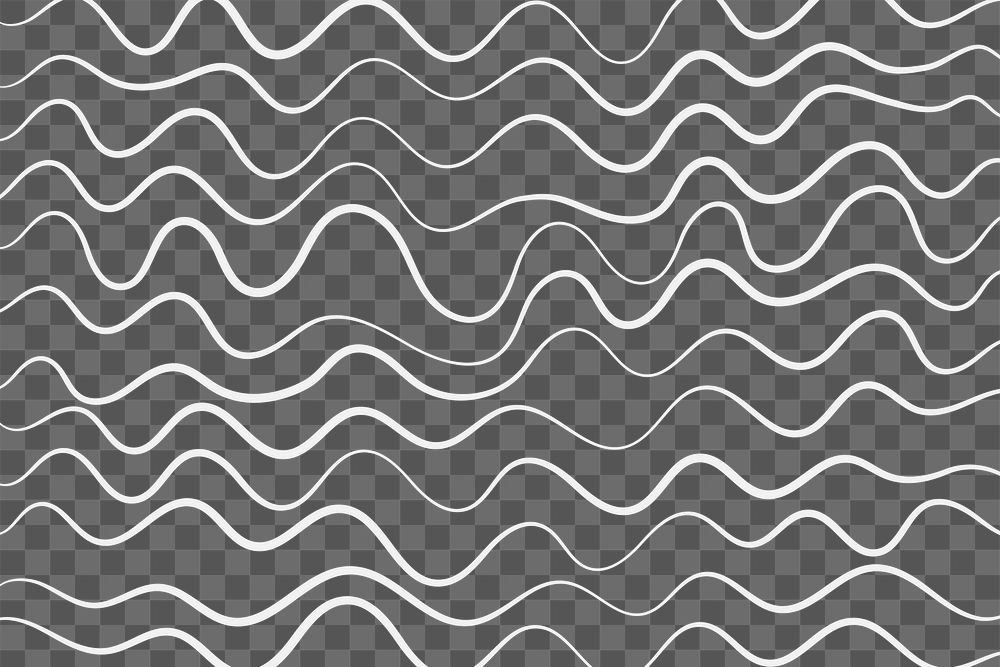 Wavy lines pattern png background transparent design