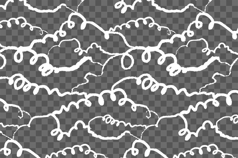 Squiggly lines png transparent background cute pattern design