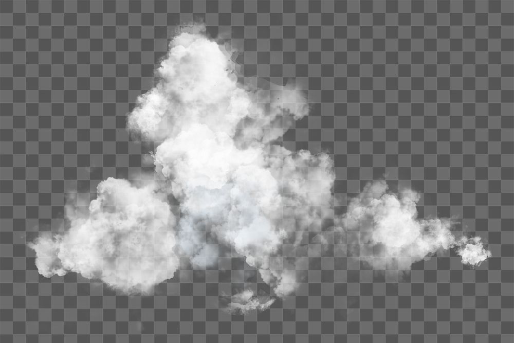 Png realistic cloud design element 
