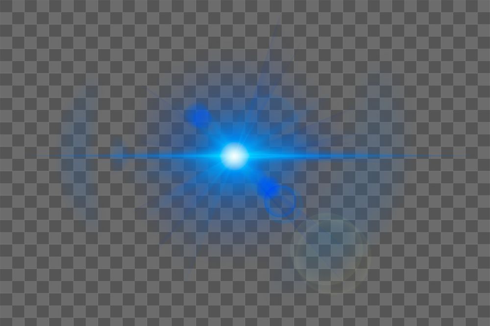 PNG blue lens flare transparent spectrum ghost design element
