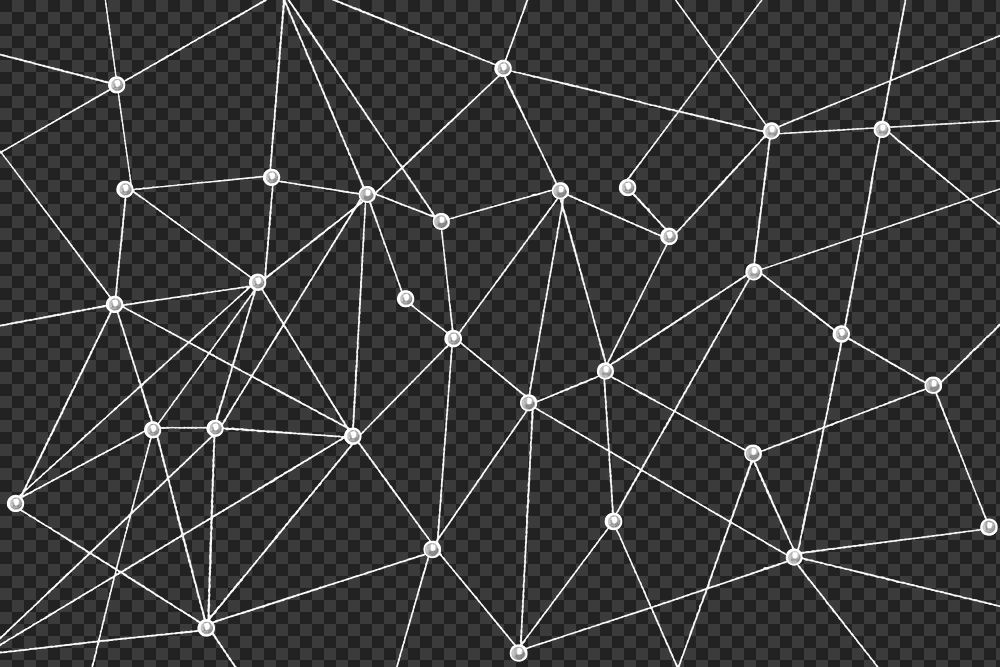 Connection png element, technology concept, business network design