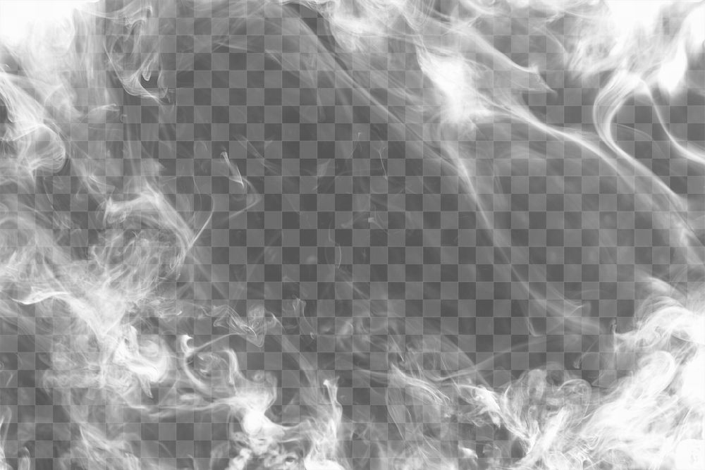 Abstract png background, white smoke texture cinematic design