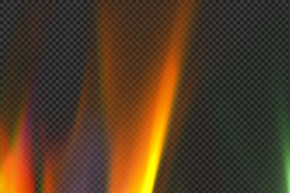 Light leaks png background, vintage film burn clipart