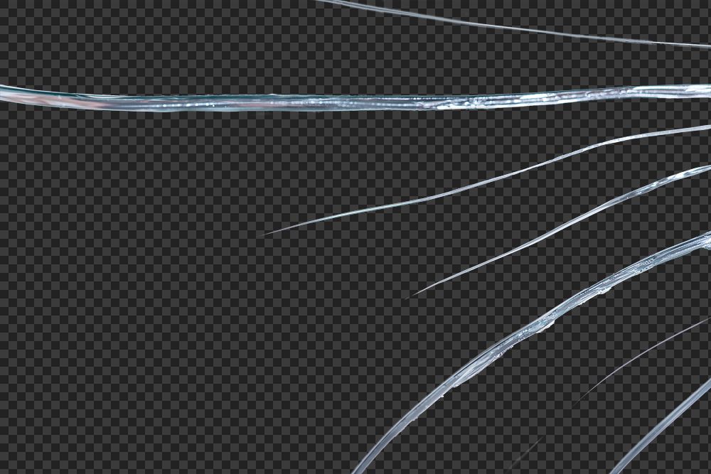 PNG cracked glass background transparent