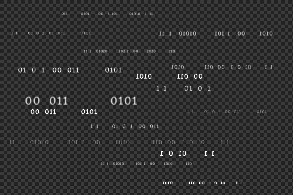 Binary code pattern png big data analytics