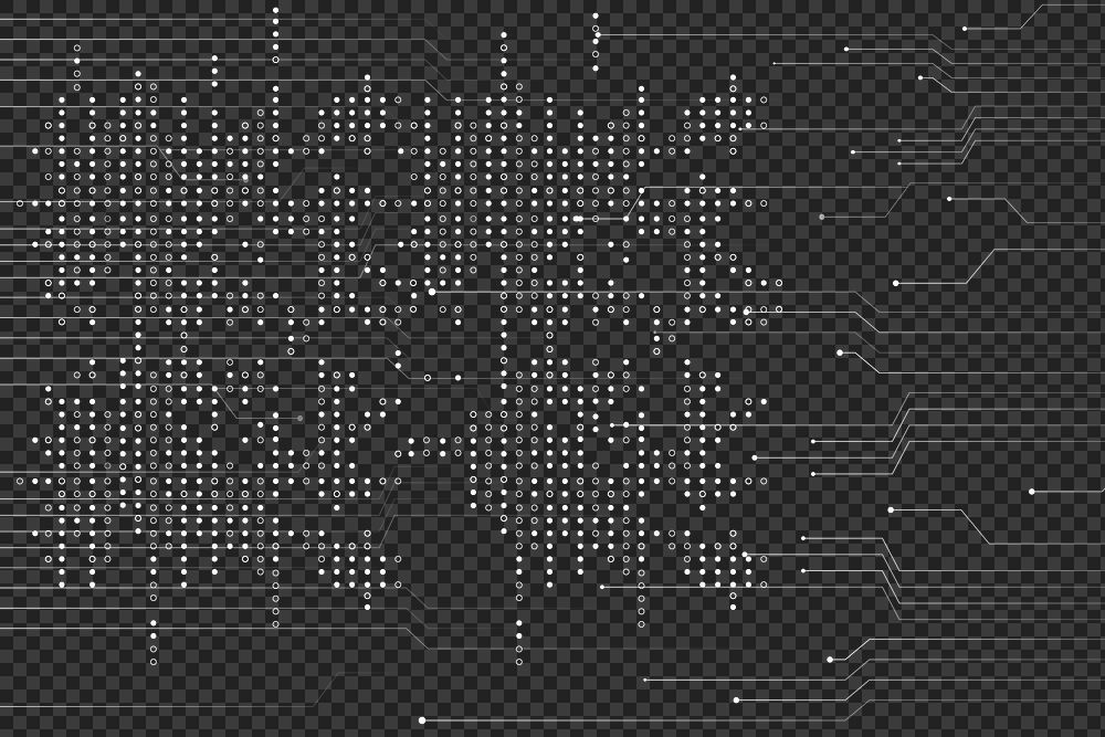 Binary code png background futuristic technology
