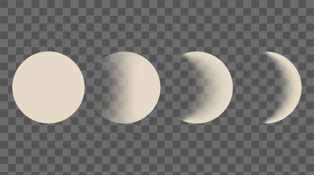 Moon phases png sticker, aesthetic | Premium PNG Sticker - rawpixel