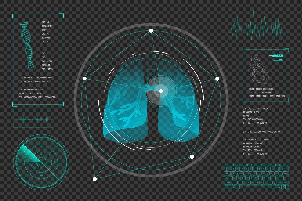 Png lungs medical holography user interface