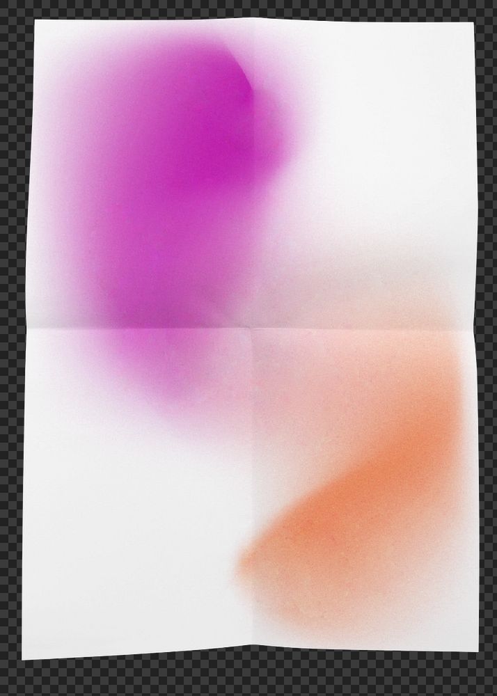 Poster mockup, realistic paper design