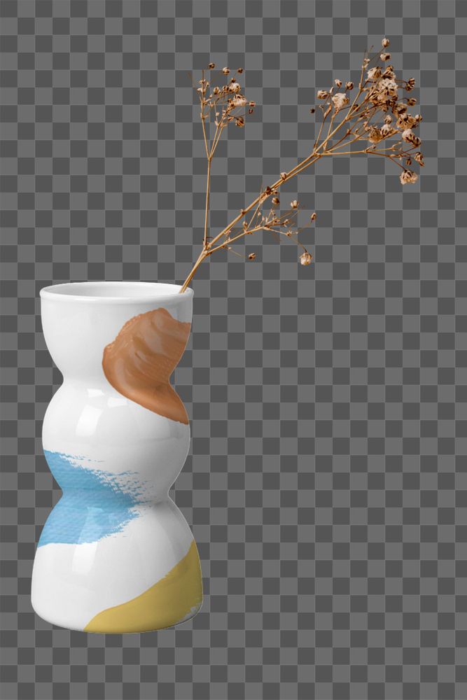 Vase mockup, home decor editable design