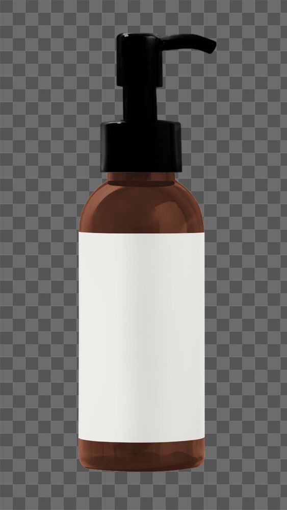 Pump bottle mockup, beauty product packaging