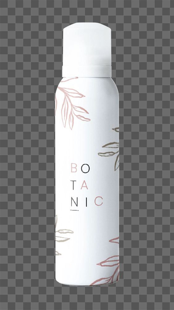 Skincare spray bottle mockup, beauty product packaging