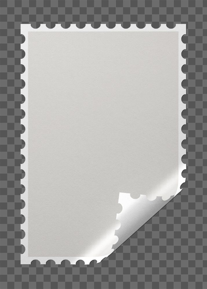 Postage stamp  editable mockup element