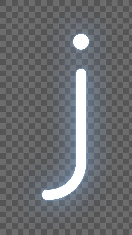 Letter j png white alphabet, transparent background