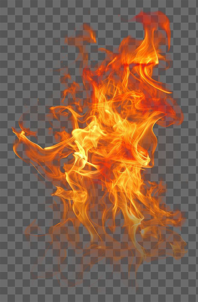 PNG Fire effect background flame hot.