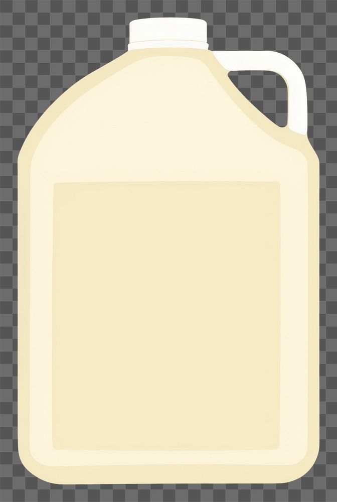 PNG  Illustration of a simple oil gallon container beverage circle.
