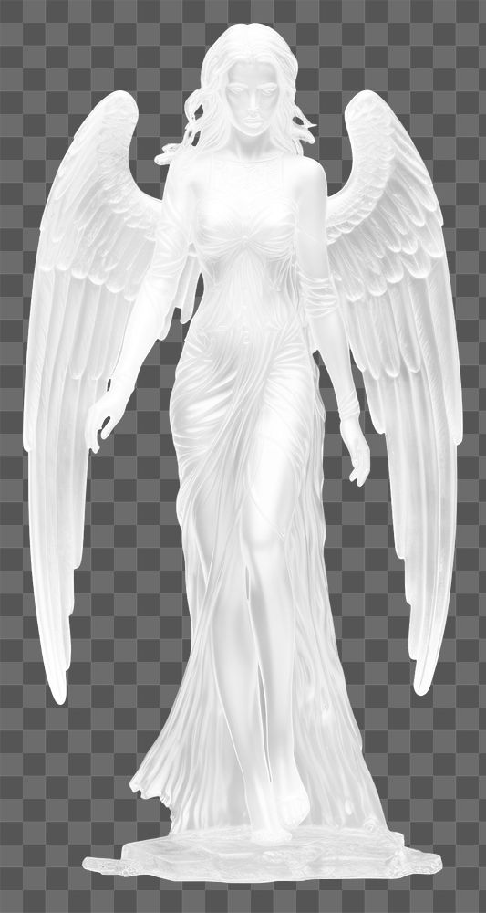 PNG Angel adult sculpture archangel.