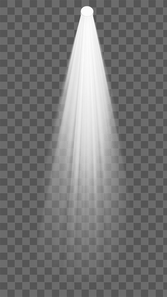 PNG White light beam spotlight background lighting.