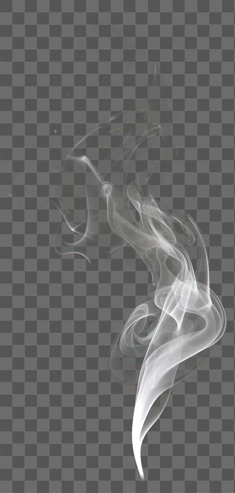 PNG White smoke background black swirling.