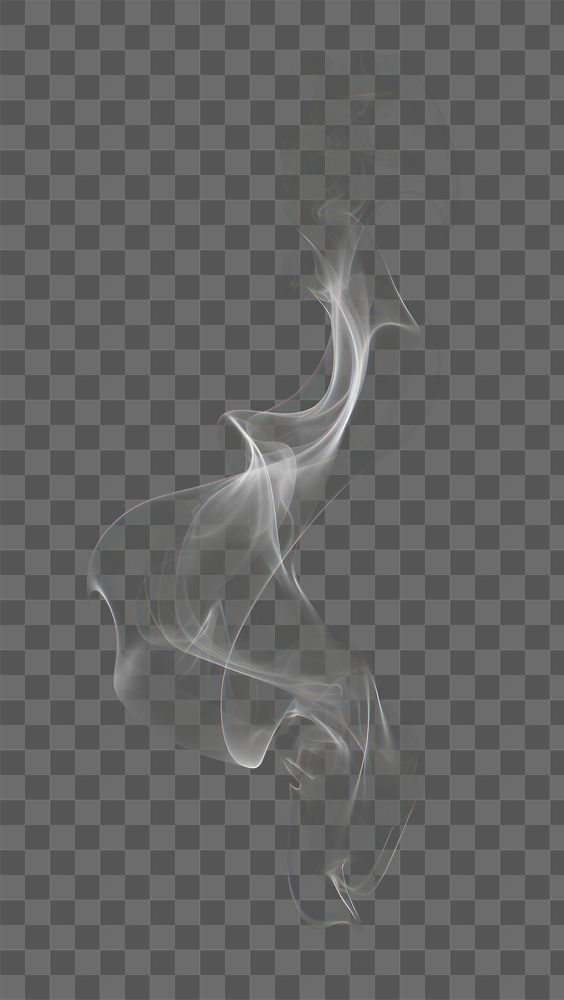 PNG White smoke background black black background.