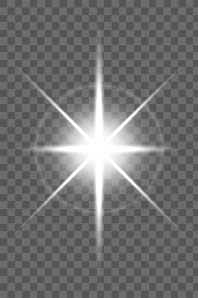 PNG Radiant starburst overlay effect on transparent background