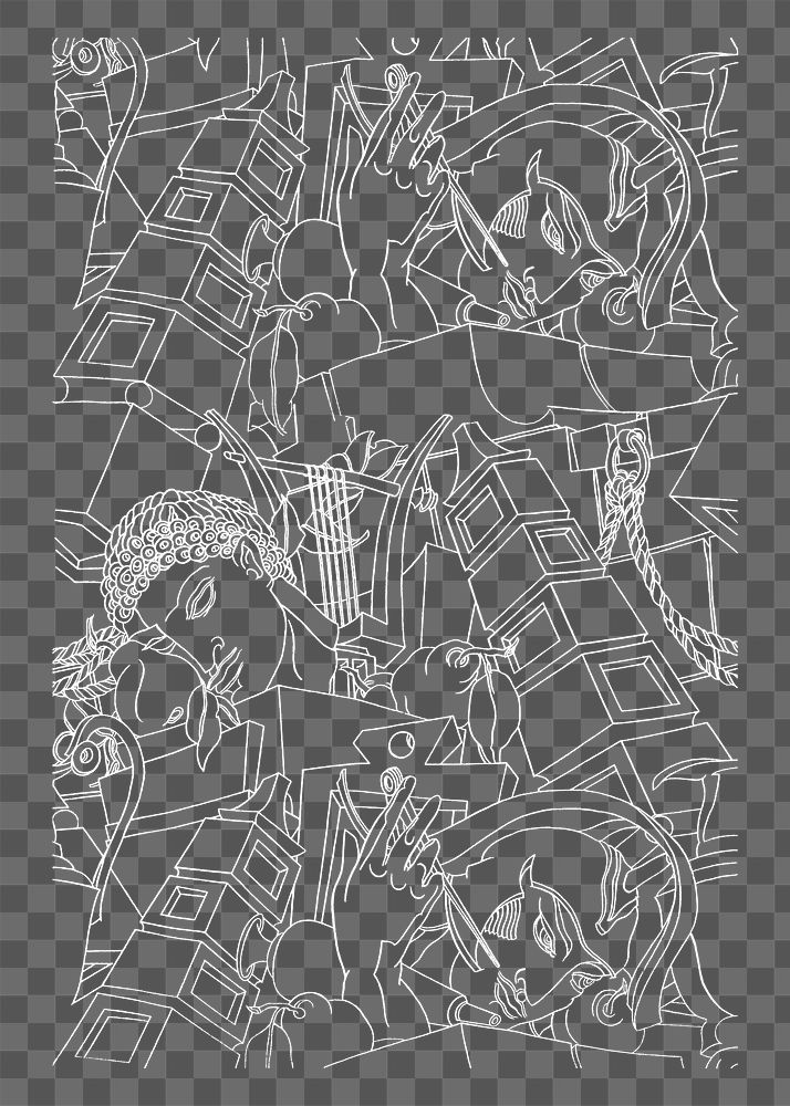 Religion line art png transparent background. Remixed by rawpixel.