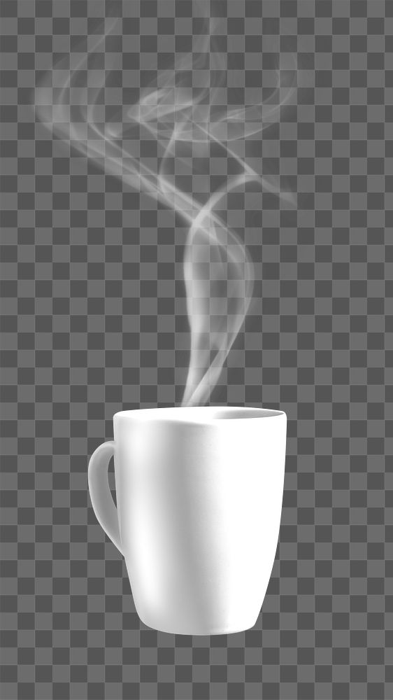 Hot cup png collage element, transparent background