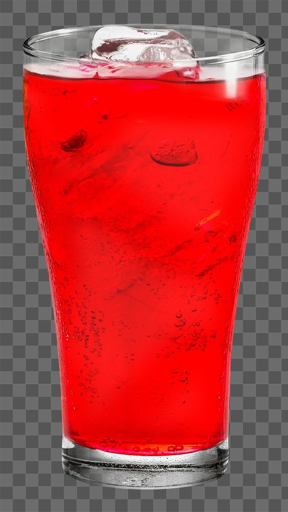 PNG sweet soda drink, collage element, transparent background