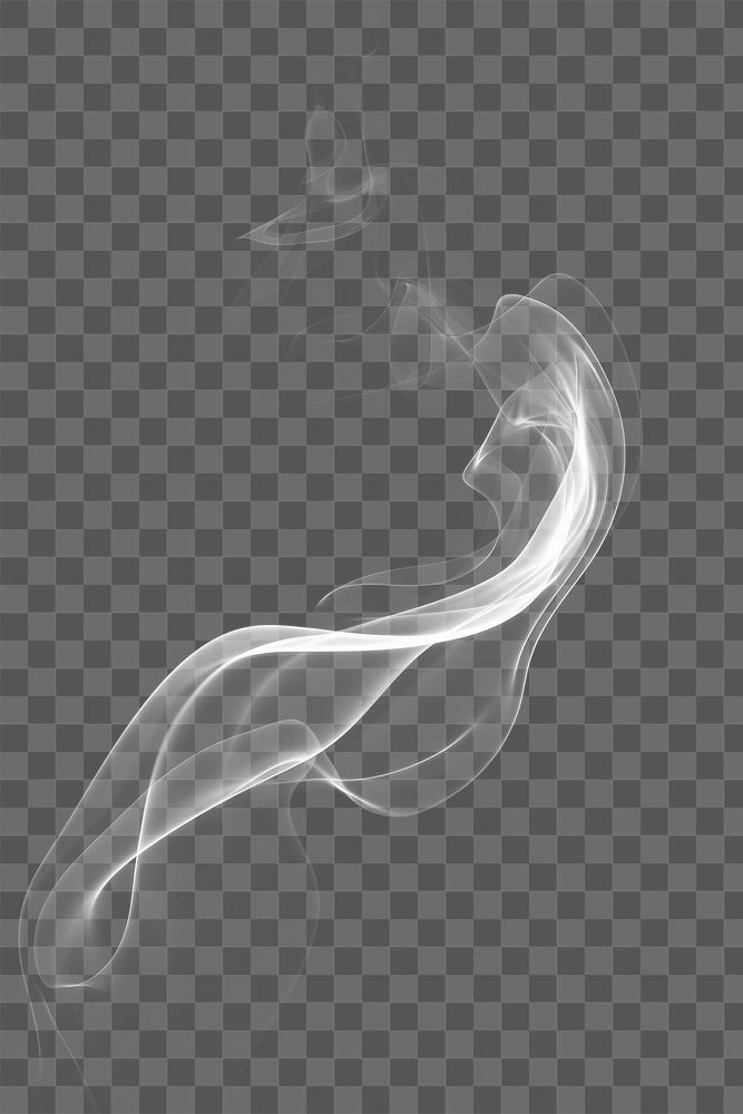 PNG Smoke backgrounds black black background, digital paint illustration.