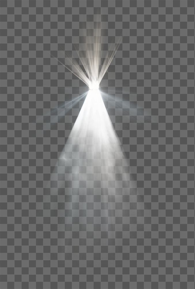 PNG light beam effect, transparent background AI generated image by rawpixel