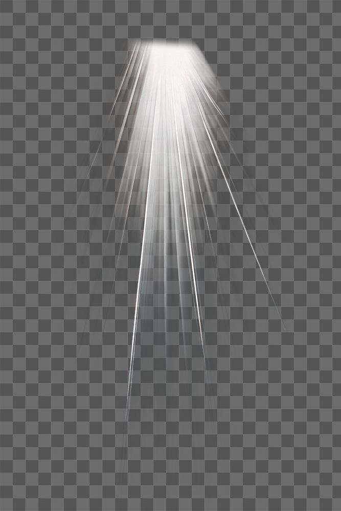 PNG light beam effect, transparent background AI generated image by rawpixel