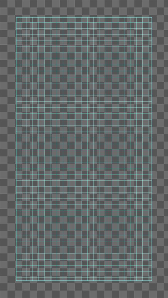 Blue grid png rectangle shape, transparent background