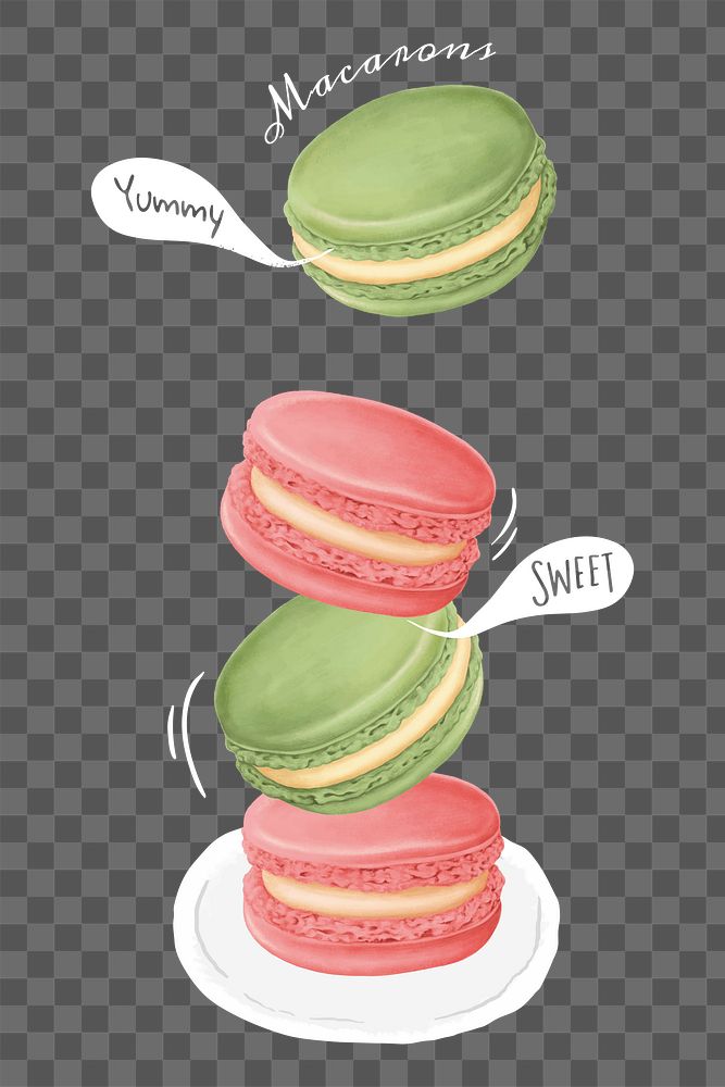 Aesthetic dessert png sticker, transparent background