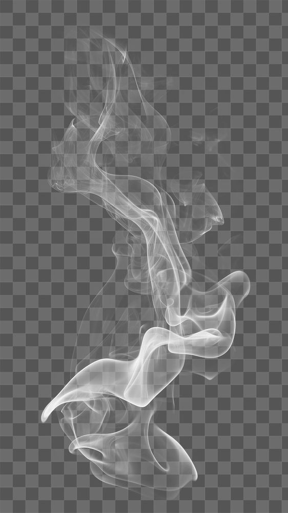 PNG Light incense smoke black black background monochrome