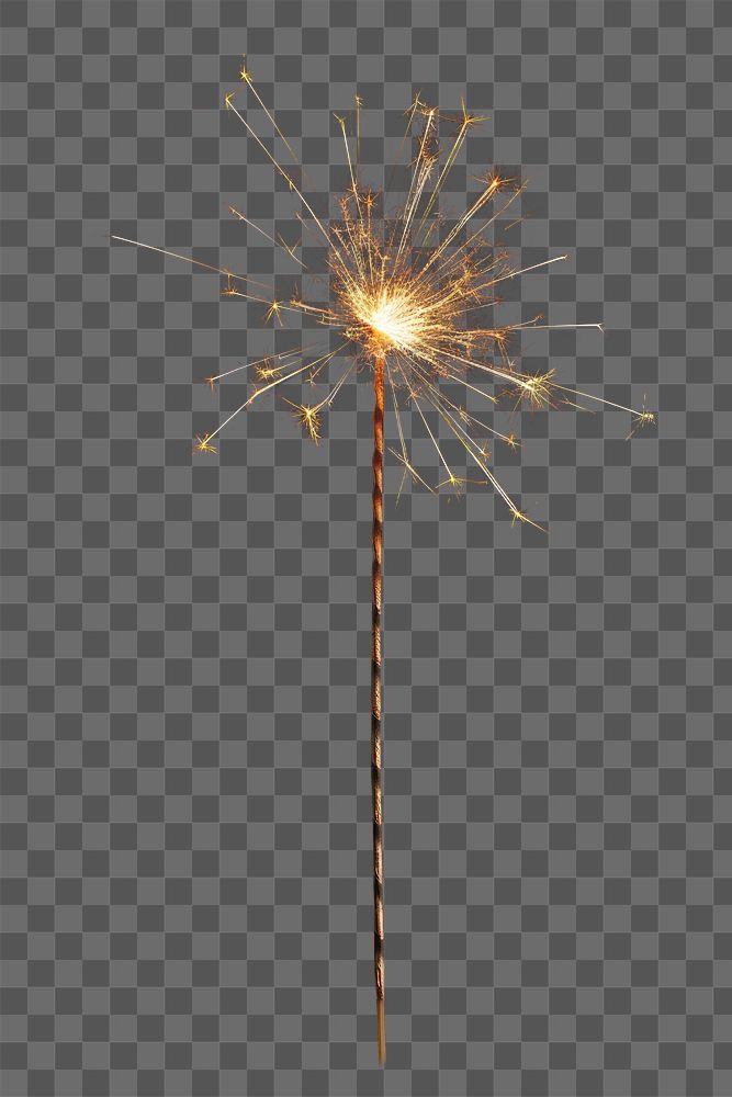 PNG Fireworks stick outdoors sparks nature. AI generated Image by rawpixel.