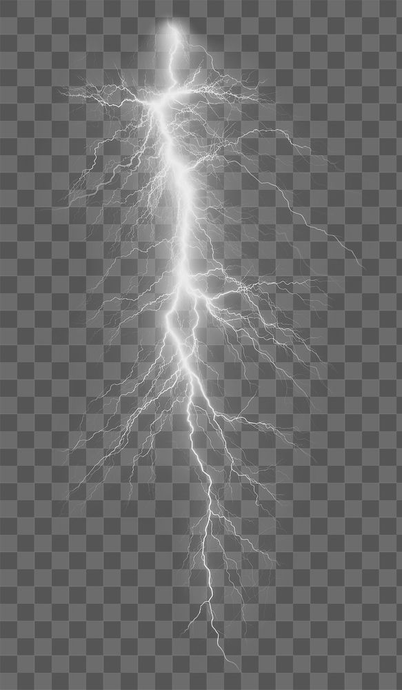 PNG Lightning effect, transparent background