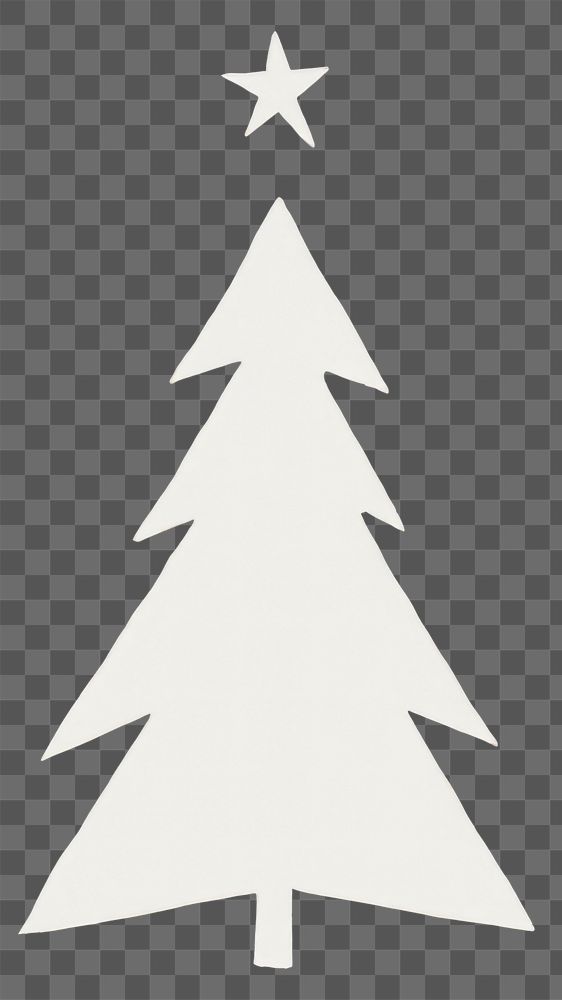 PNG Christmas tree symbol white illuminated. AI generated Image by rawpixel.