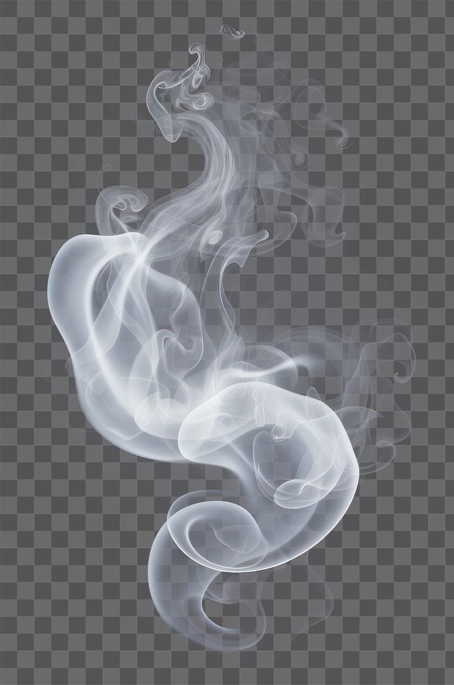 PNG Smoke swirl shape white. AI generated Image by rawpixel.