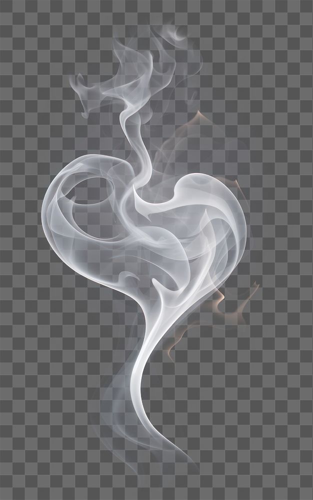 PNG Smoke swirl shape white. AI generated Image by rawpixel.
