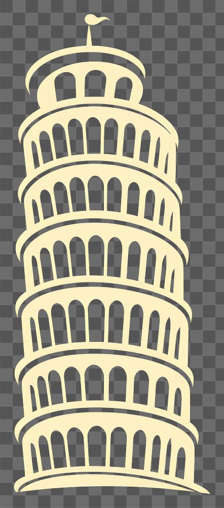PNG Pisa tower architecture building city. AI generated Image by rawpixel.