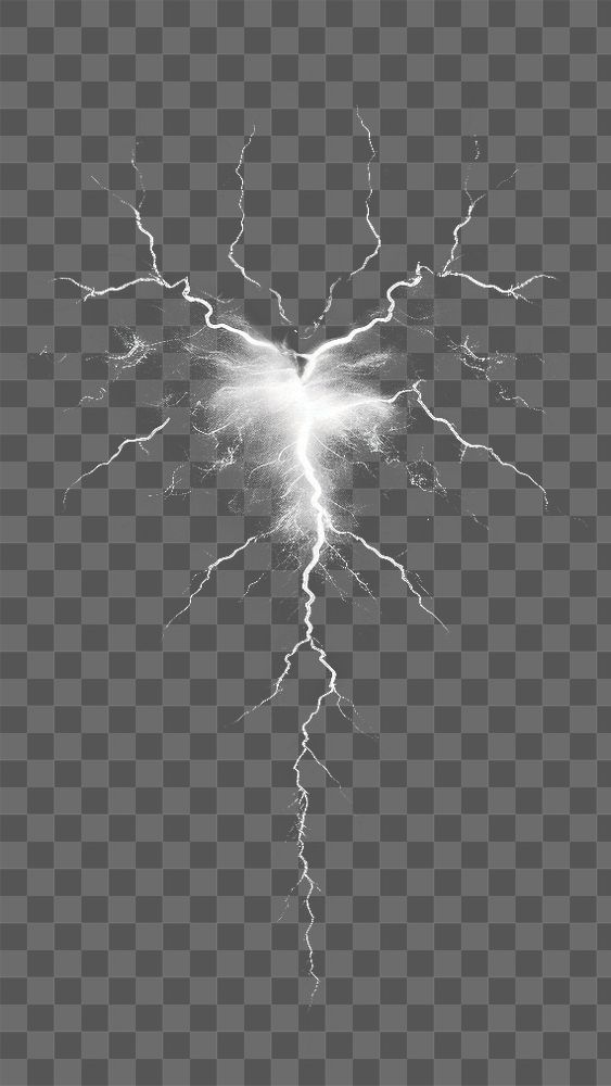 PNG Lightning in a heart shape thunderstorm outdoors nature