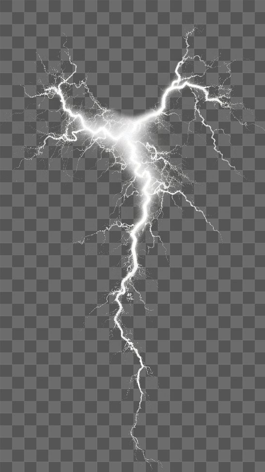 PNG Lightning in a heart shape thunderstorm abstract nature