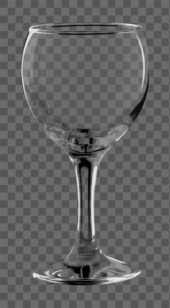 Png wine glass, isolated image, transparent background