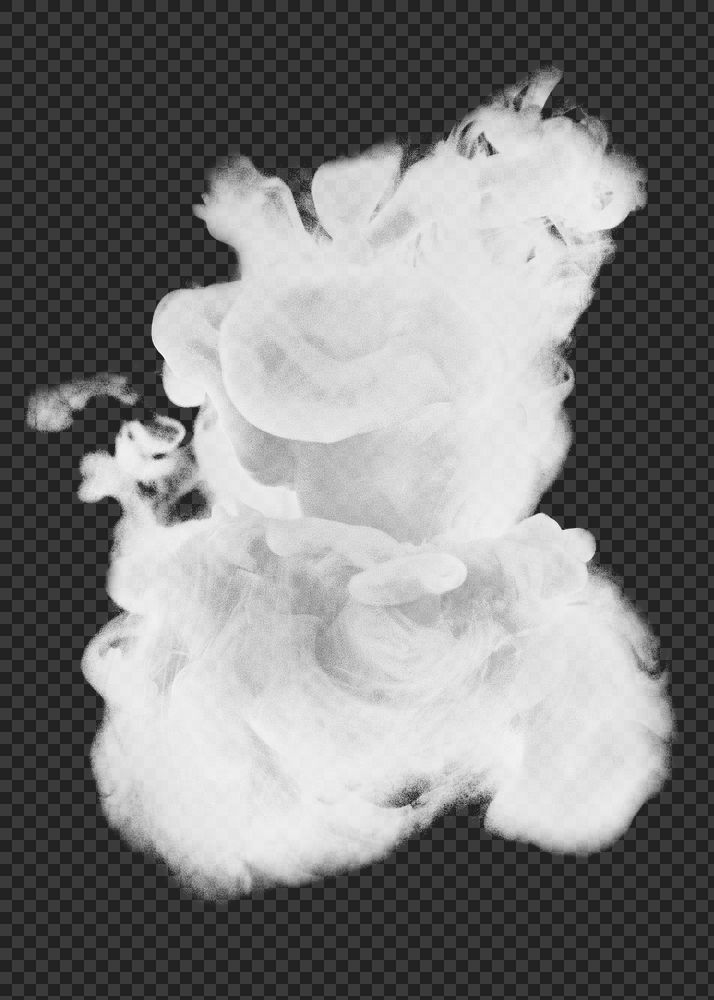 White ink explosion png design space