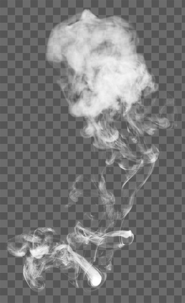 White smoke png textured effect, abstract design